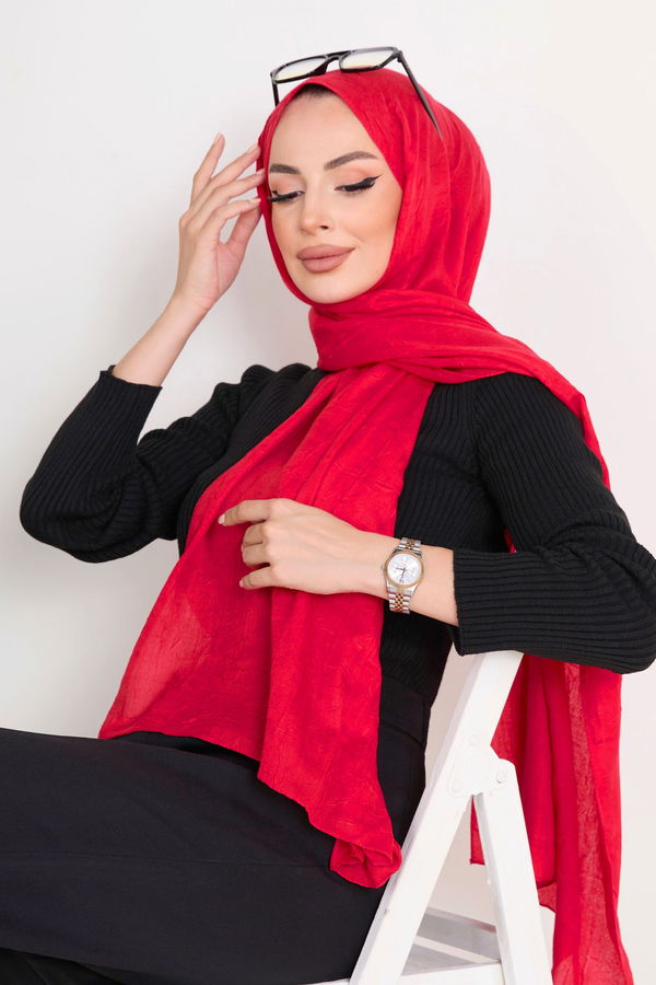 Bambu Şal Kırmızı - 23354 Kırmızı