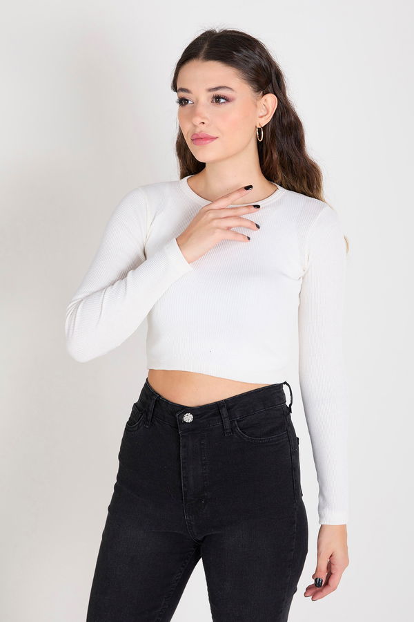 Crop Beyaz - 23391