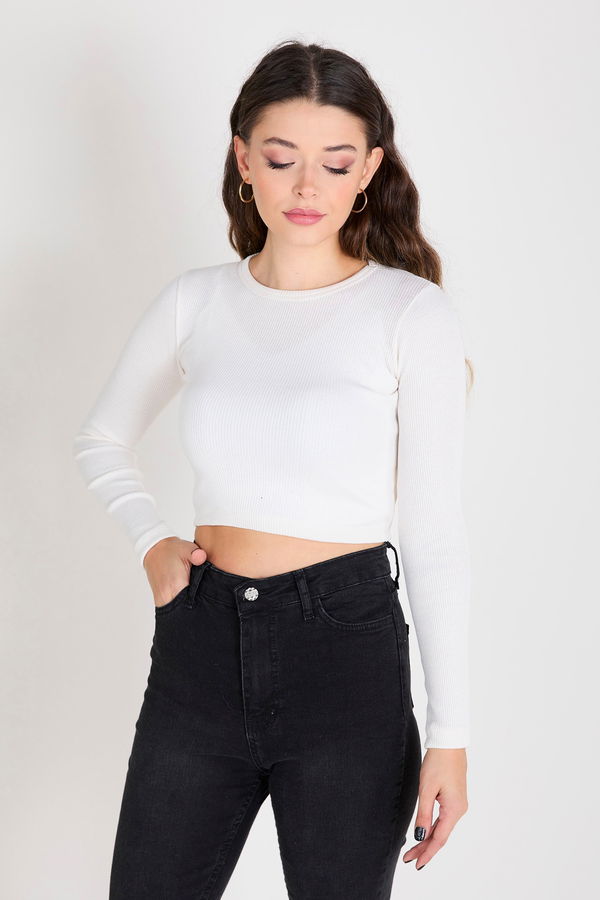 Crop Beyaz - 23391