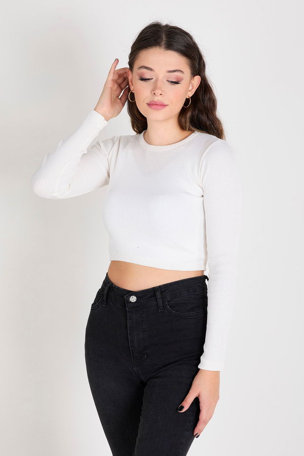 Crop Beyaz - 23391