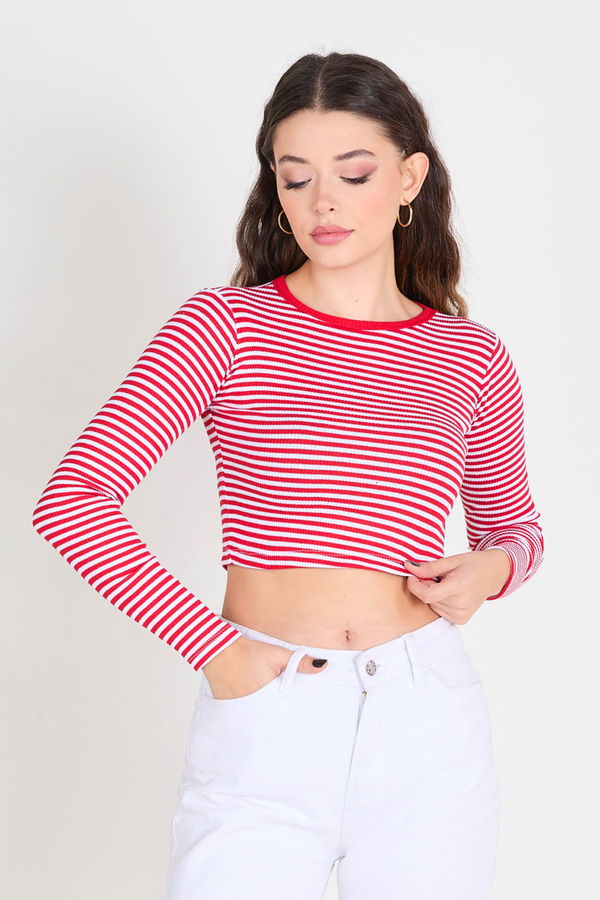 Crop Kırmızı - 23392