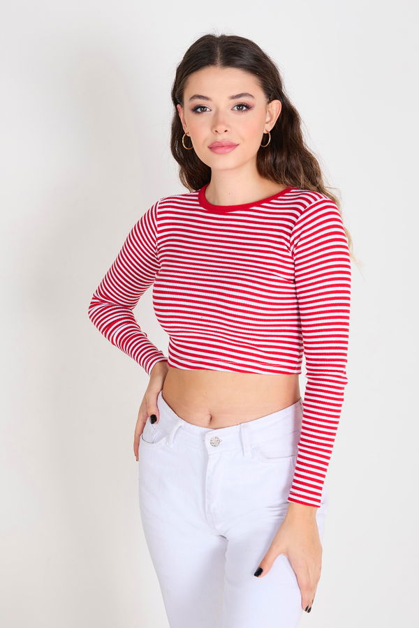 Crop Kırmızı - 23392