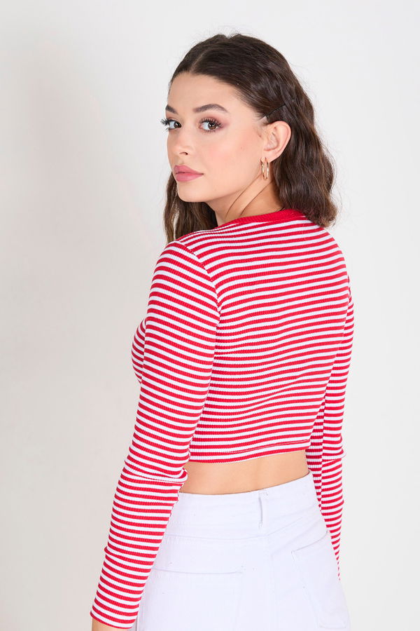 Crop Kırmızı - 23392