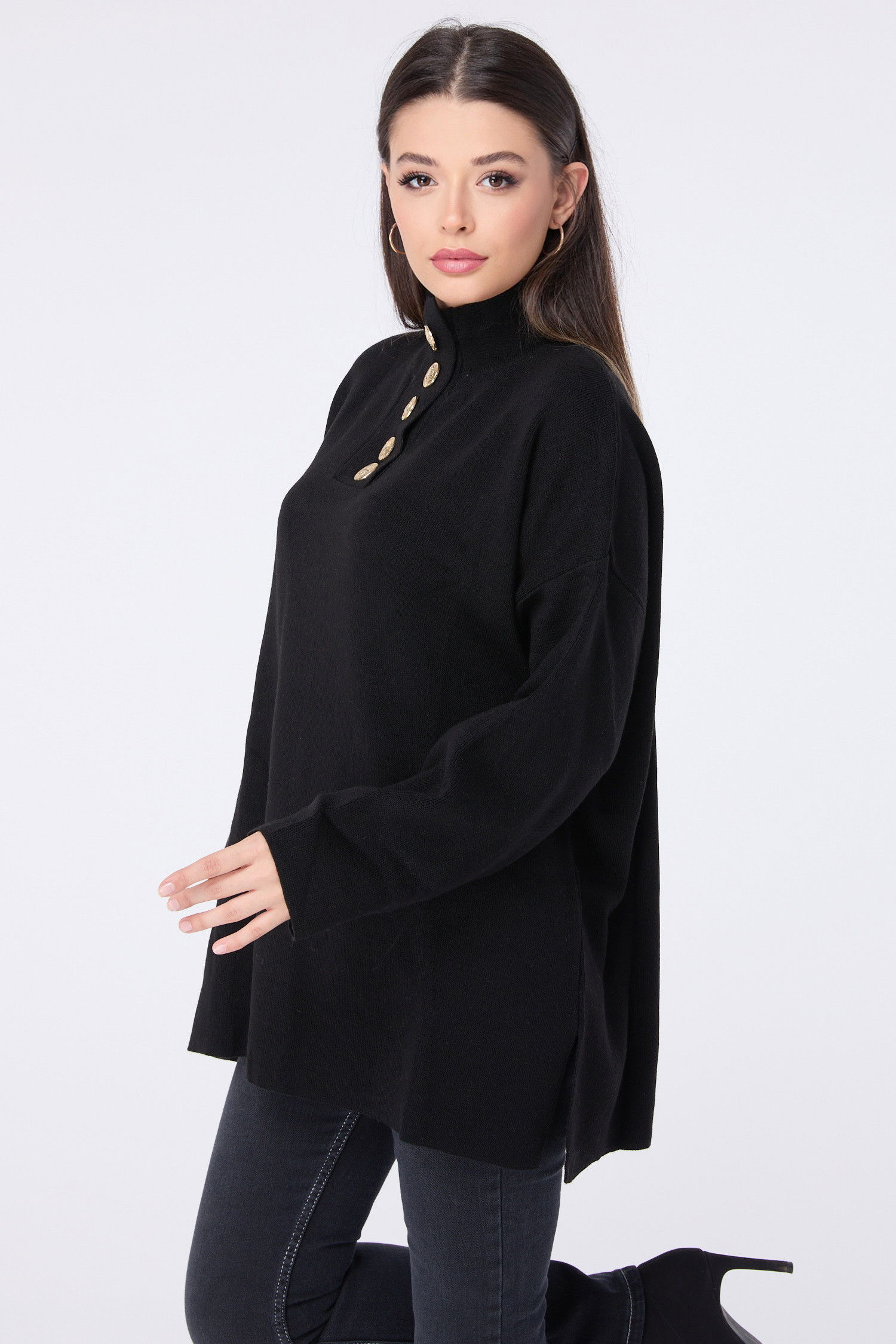 Triko Tunik Siyah - 23412