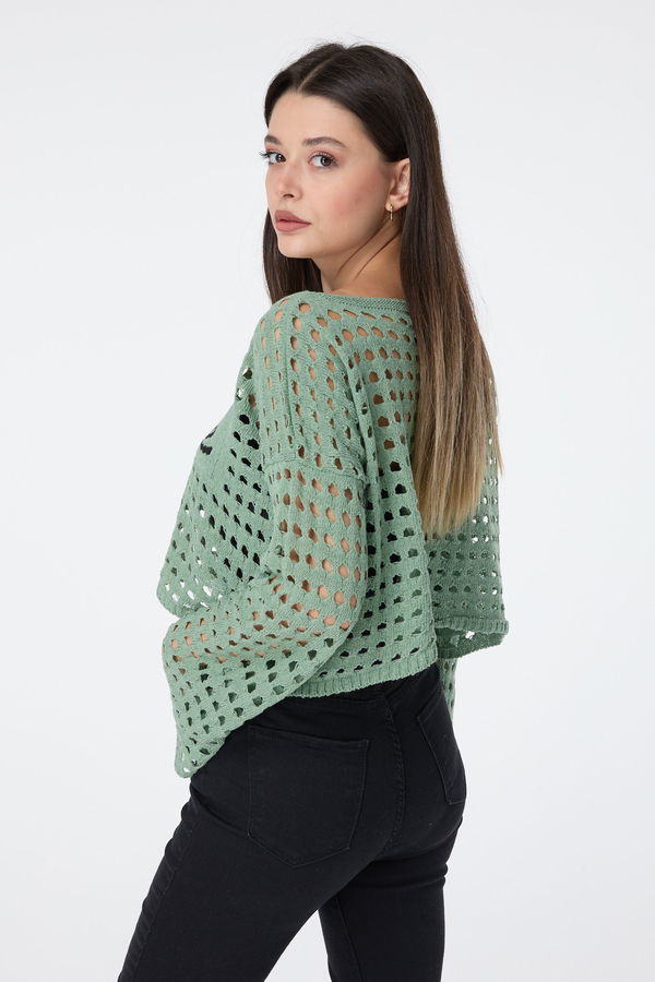 Triko Kazak Yeşil - 23503