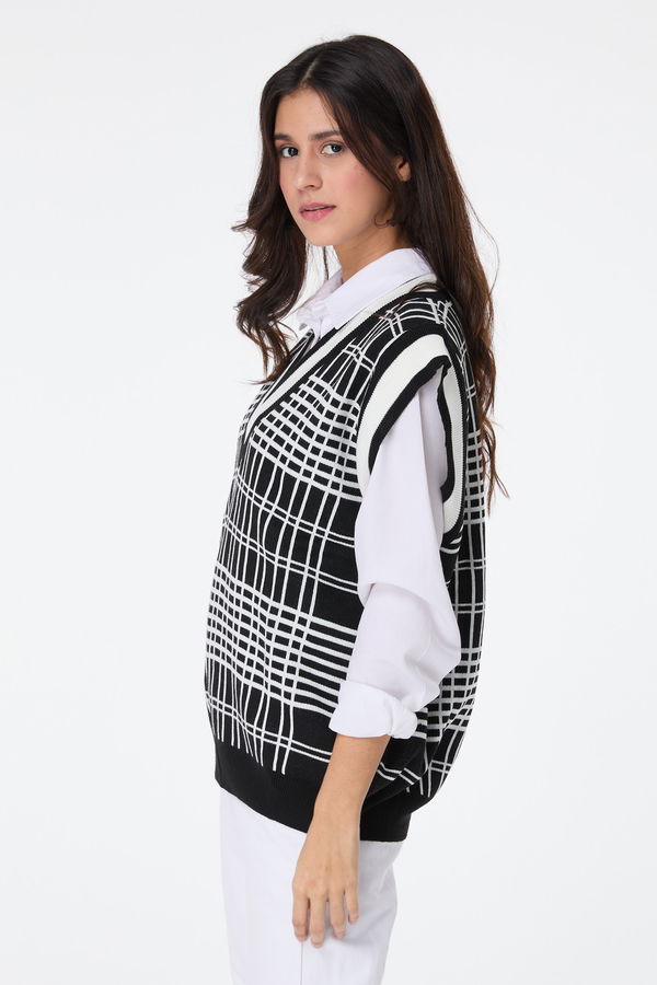 Triko Süveter Siyah - 23523