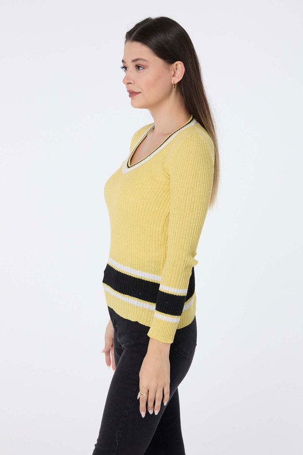 Triko Kazak Sarı - 23529
