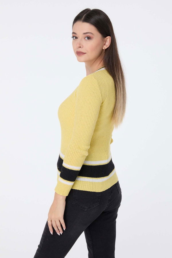 Triko Kazak Sarı - 23529