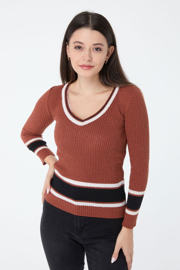 Triko Kazak Kahverengi - 23529