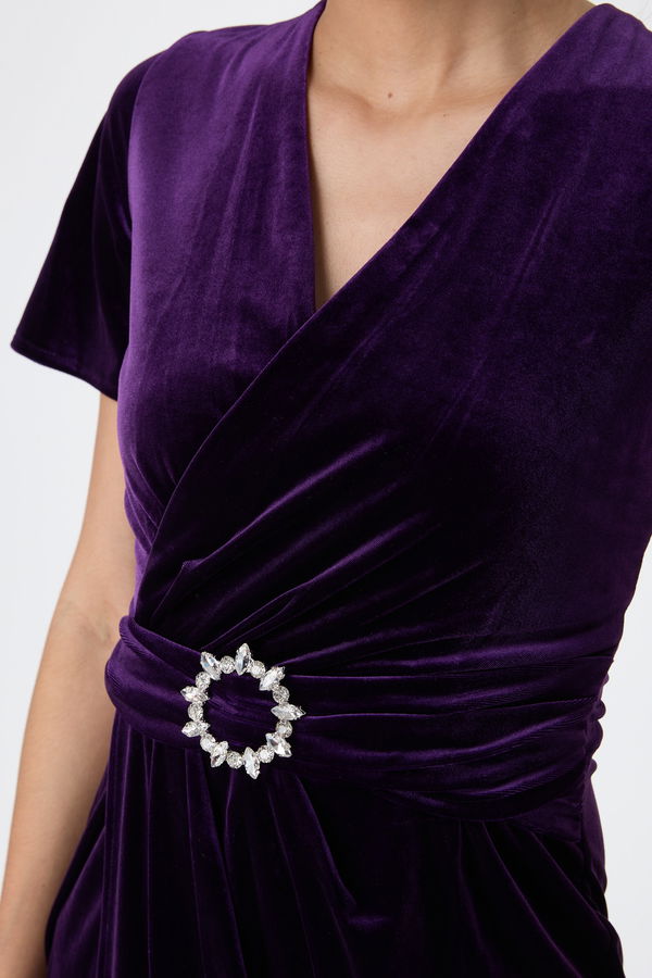 Abiye Elbise Mor - 23558