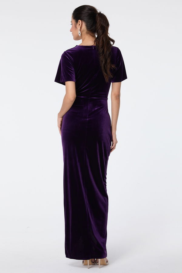 Abiye Elbise Mor - 23558