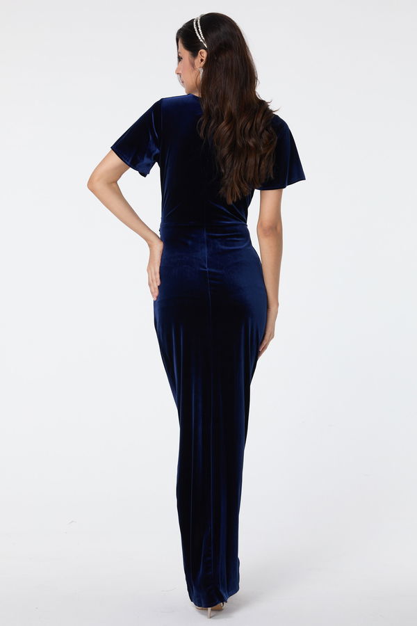 Abiye Elbise Lacivert - 23558 LACİVERT