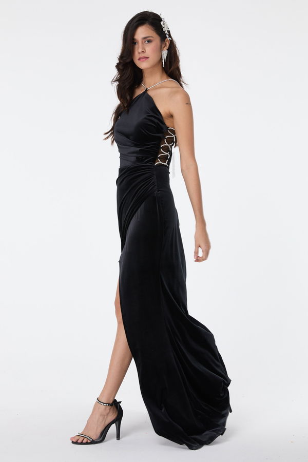 Abiye Elbise Siyah - 23559