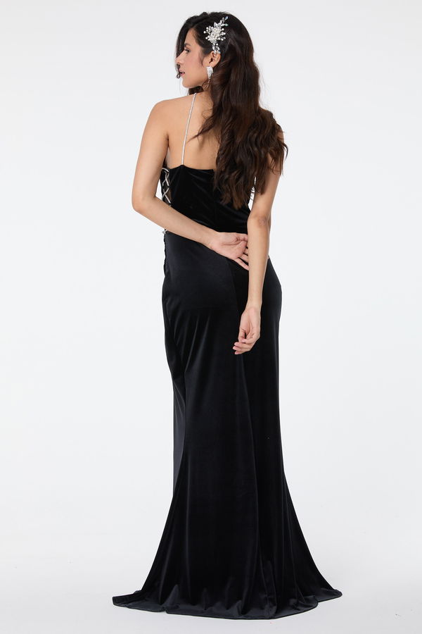 Abiye Elbise Siyah - 23559