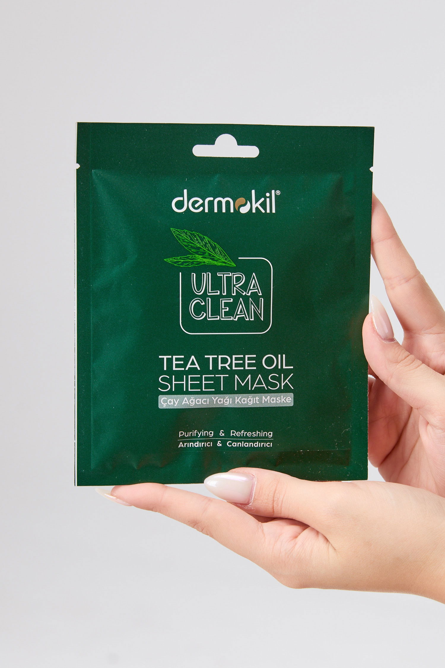 çok Renkli DERMOKİL Çay Ağacı Yağı Kağıt Maske 20 ml - 23586