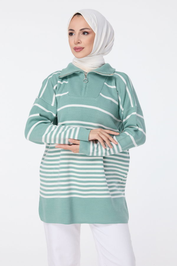 Triko Kazak Yeşil - 23632 YEŞİL