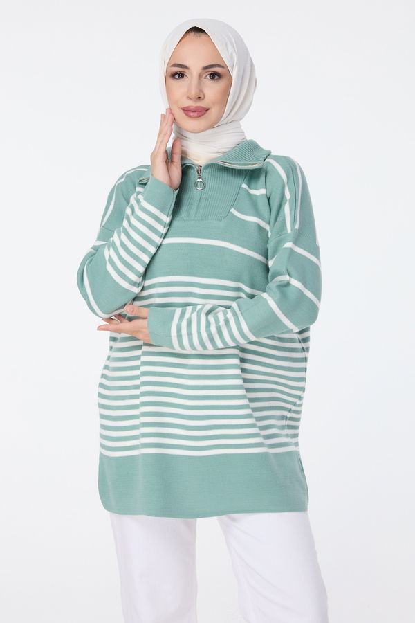 Triko Kazak Yeşil - 23632 YEŞİL