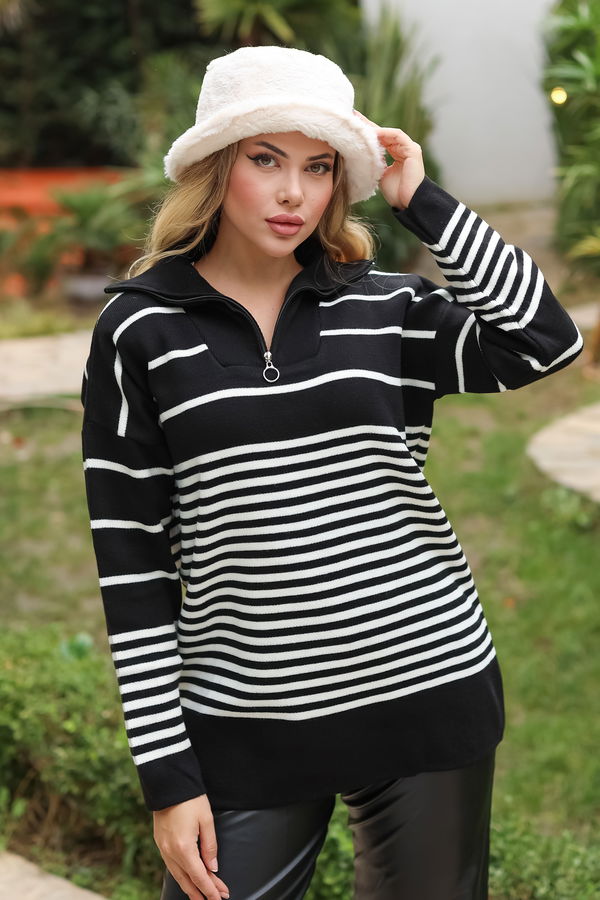Triko Kazak Siyah - 23632 SİYAH