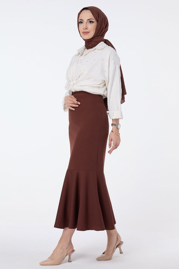 Etek Kahverengi - 23644 KAHVERENGİ