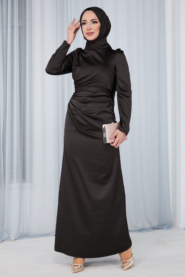 Abiye Elbise Siyah - 23686