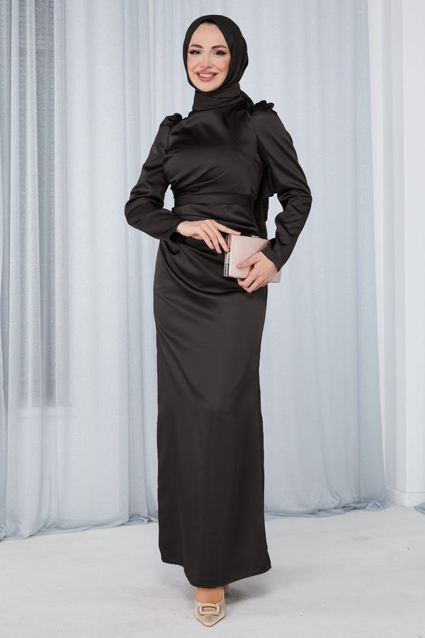 Abiye Elbise Siyah - 23686