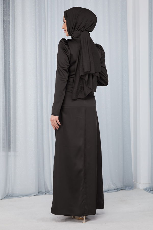 Abiye Elbise Siyah - 23686