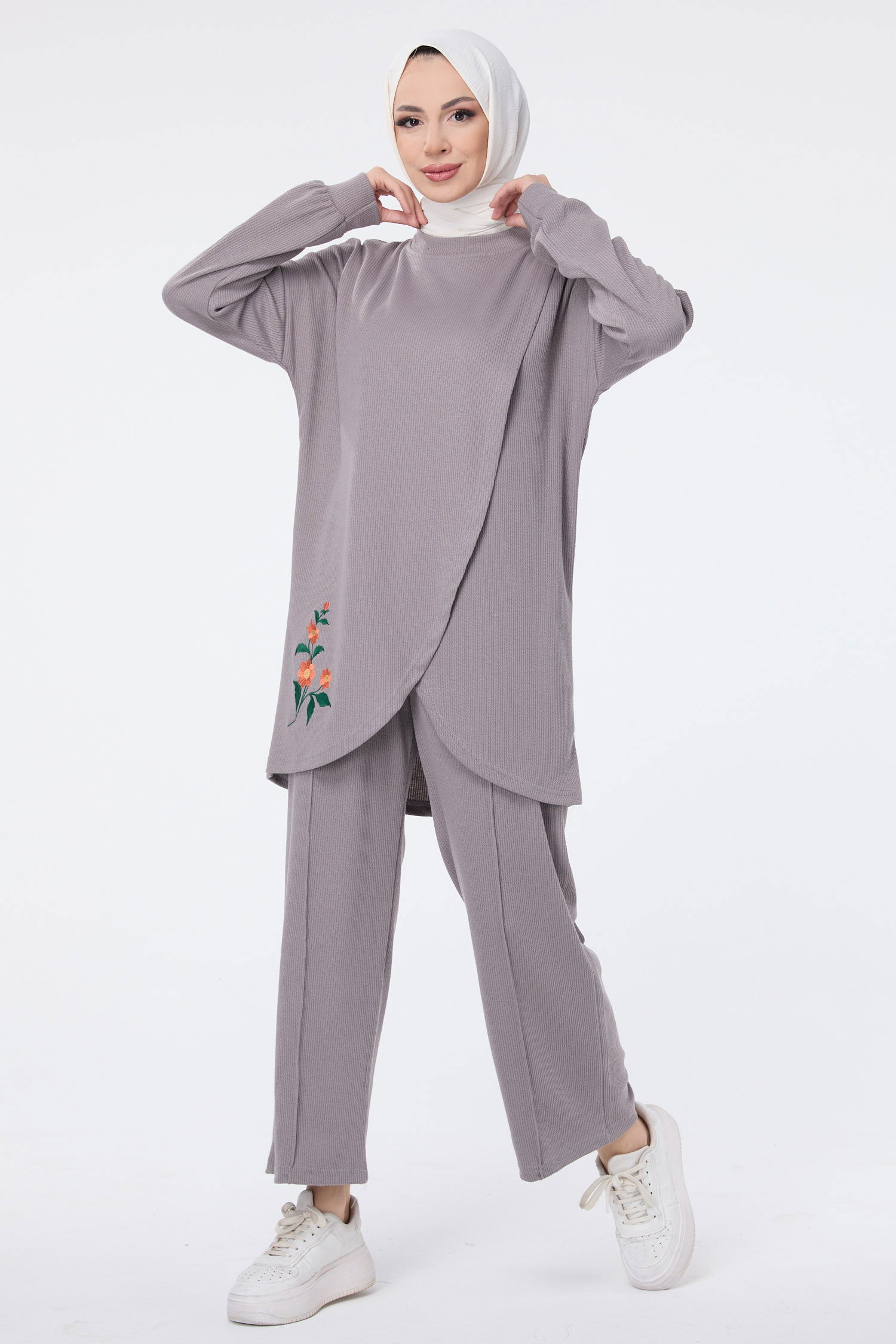 Tunik Pantolon Gri - 23696