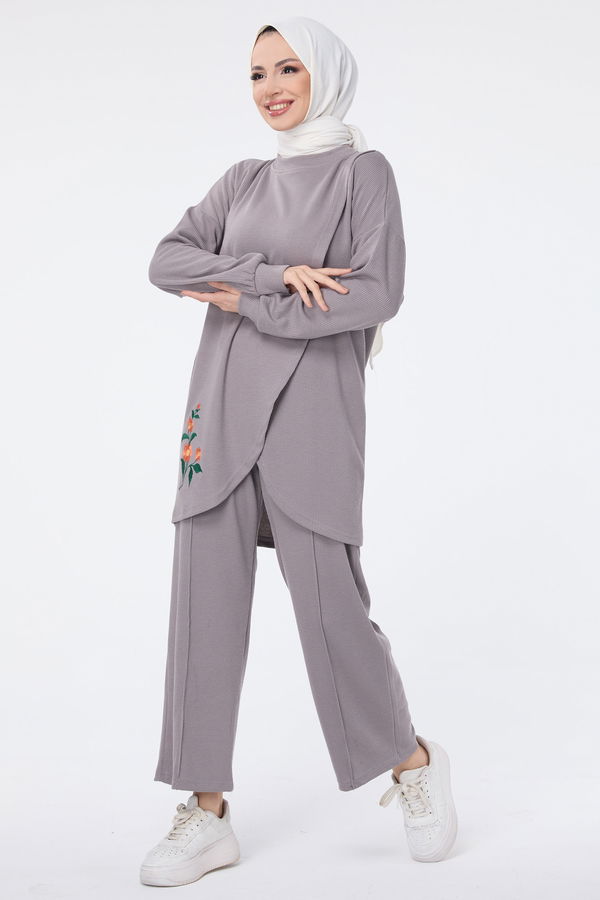 Tunik Pantolon Gri - 23696