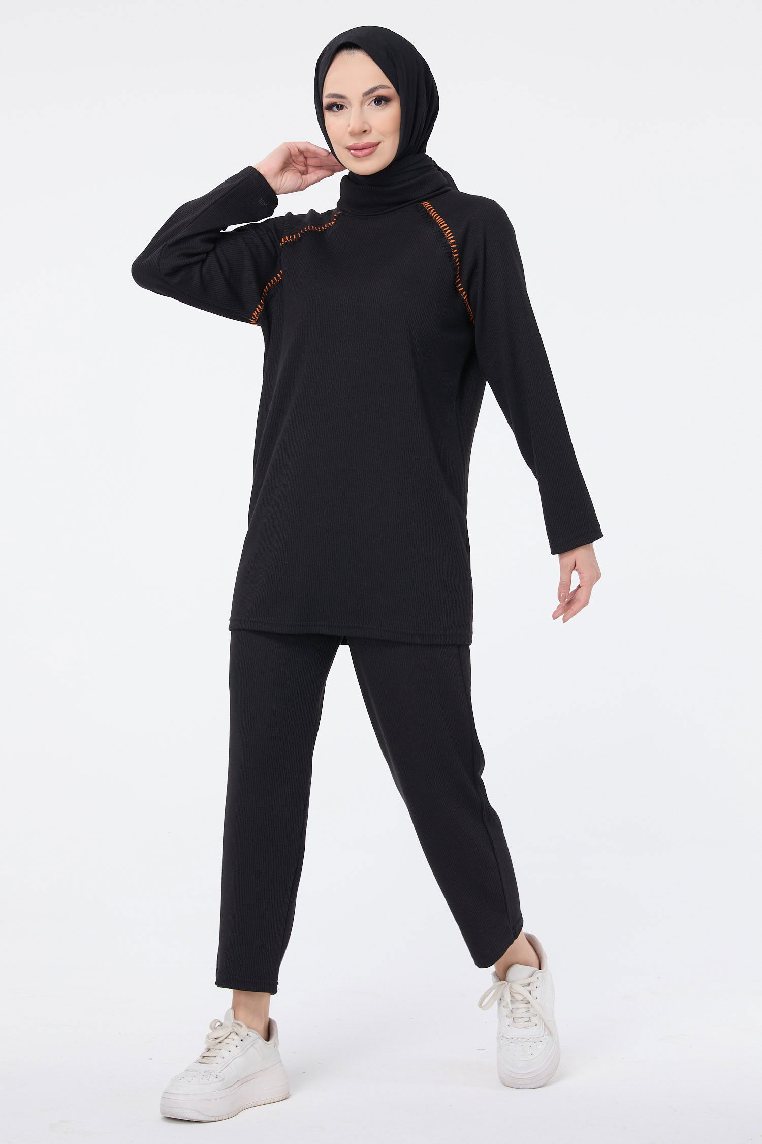 Tunik Pantolon Siyah - 23697