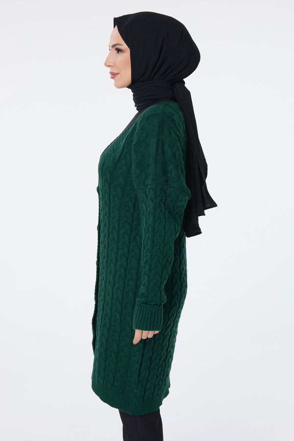 Triko Hırka Yeşil - 23703