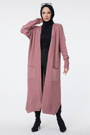 Triko Hırka Pembe - 23704