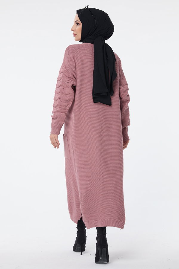 Triko Hırka Pembe - 23704