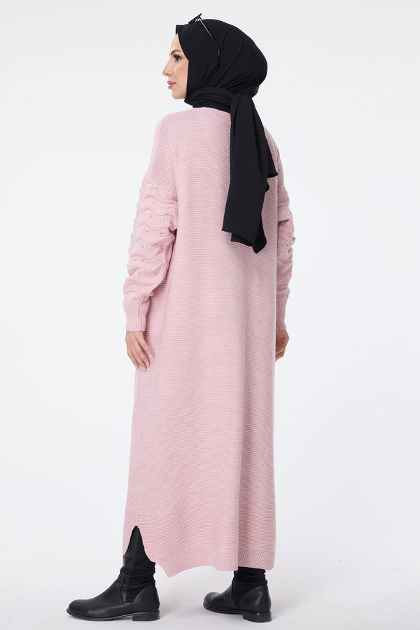 Triko Hırka Pembe - 23704