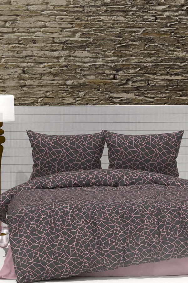 Pembe Çift Kişilik Nevresim Seti  - 23722 PEMBE