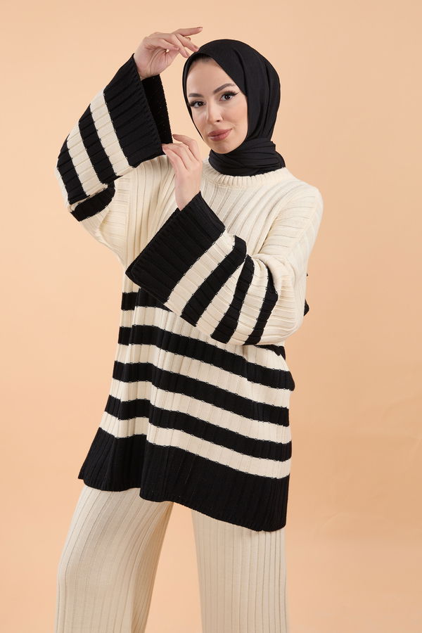 Triko Takım Bej - 23767