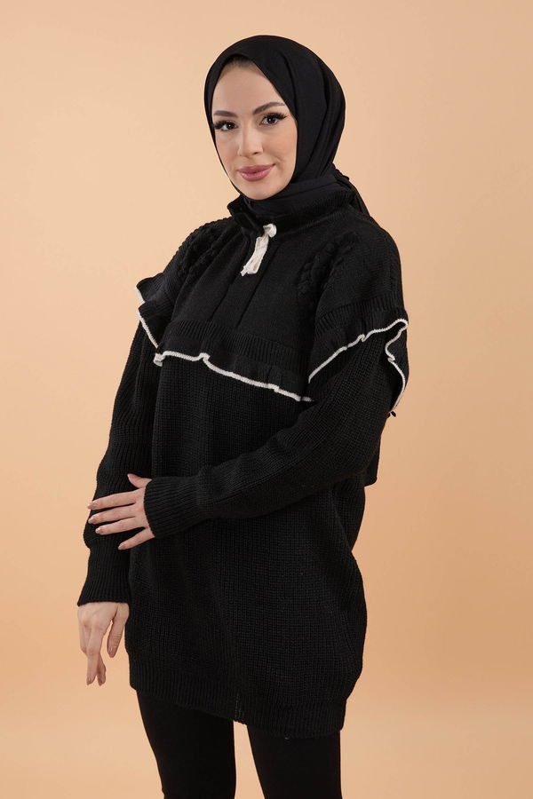 Triko Kazak Siyah - 23889