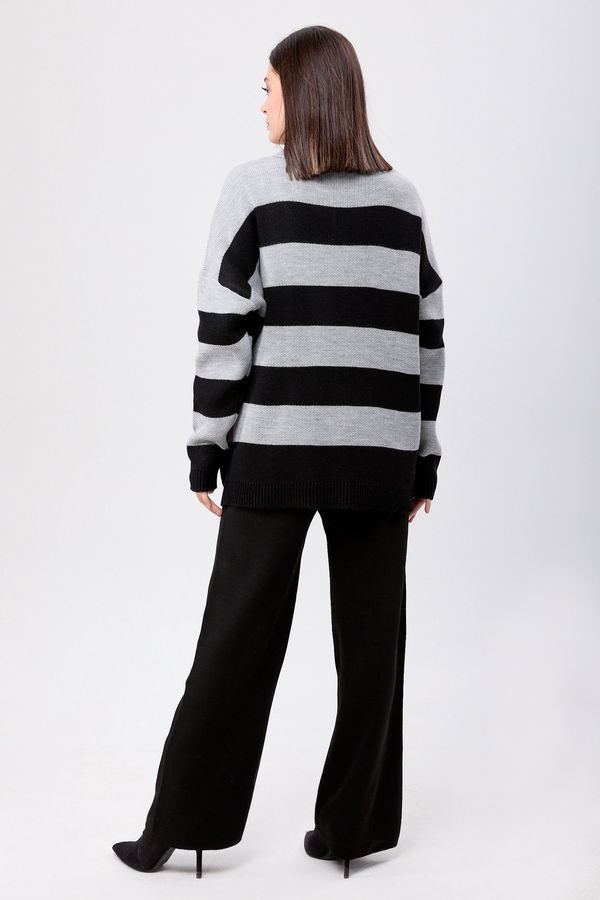 Triko Tunik Pantolon Gri - 23895