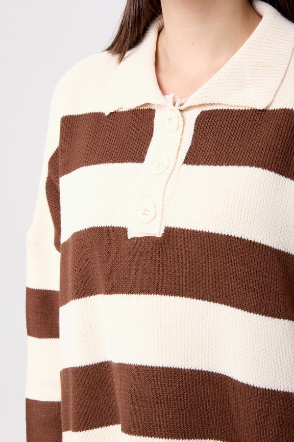 Triko Tunik Pantolon Bej - 23895 BEJ