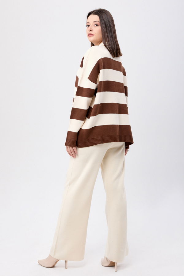 Triko Tunik Pantolon Bej - 23895 BEJ