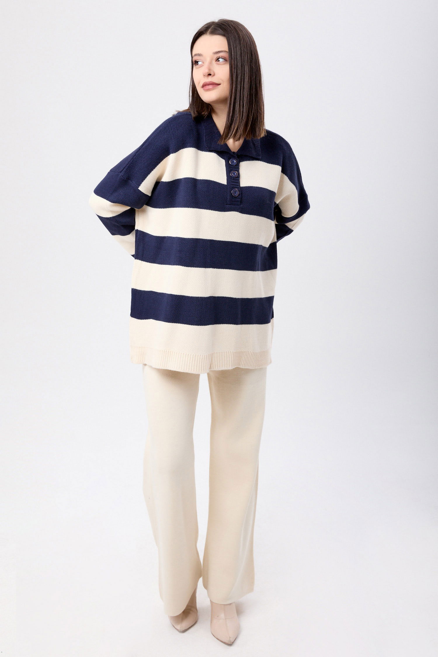 Triko Tunik Pantolon Antrasit - 23895 ANTRASİT
