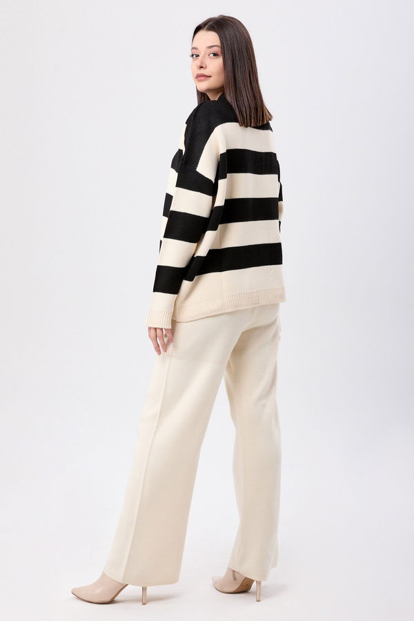Triko Tunik Pantolon Siyah - 23895 SİYAH