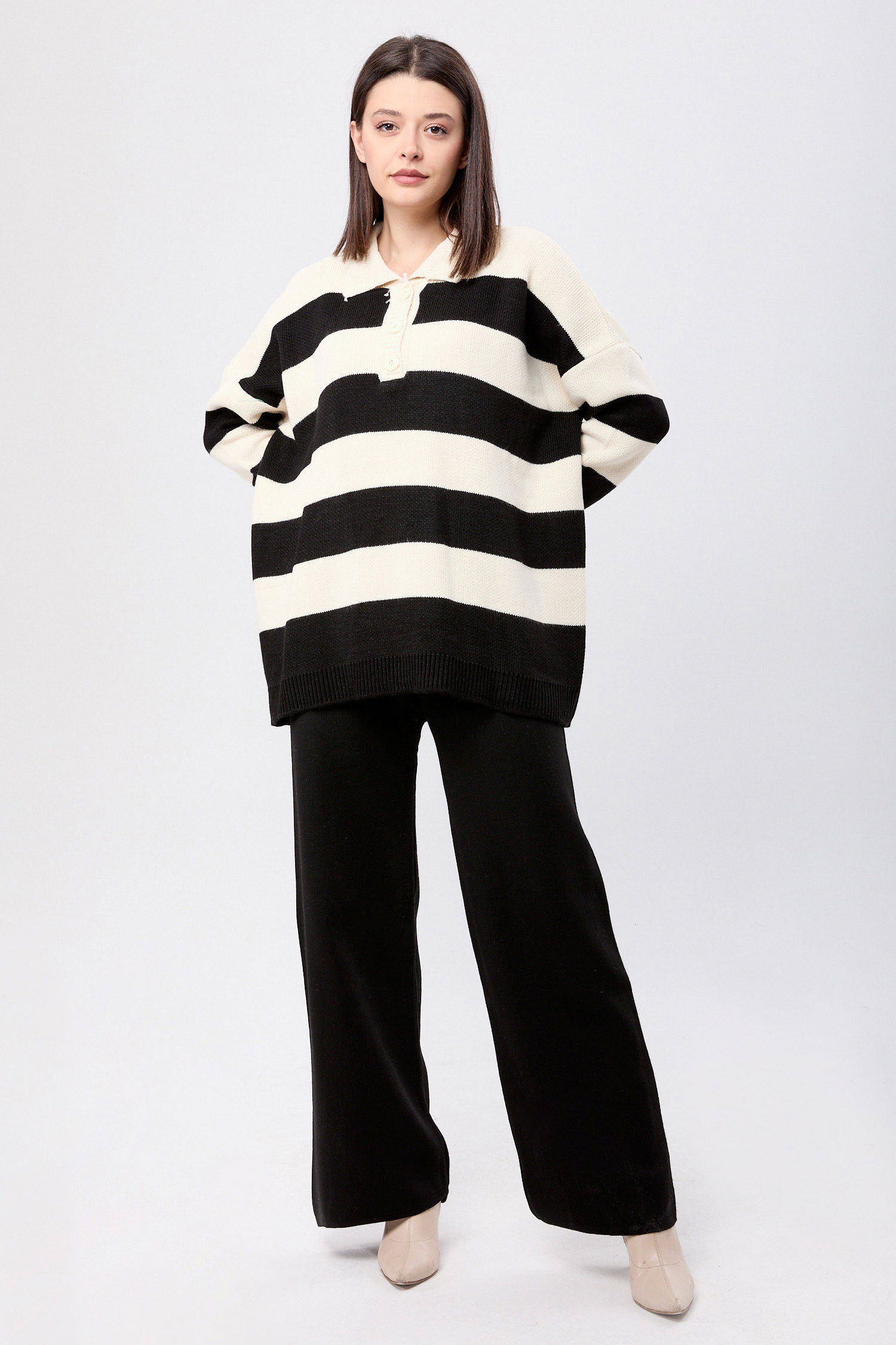 Triko Tunik Pantolon Siyah - 23895