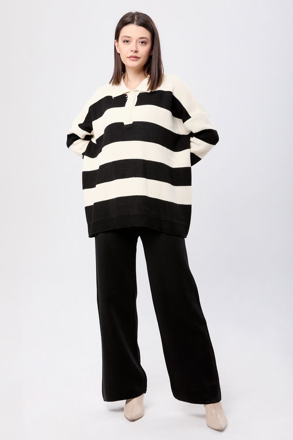 Triko Tunik Pantolon Siyah - 23895