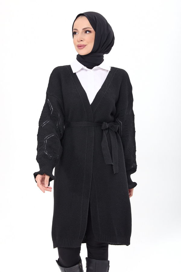 Triko Hırka Siyah - 23920