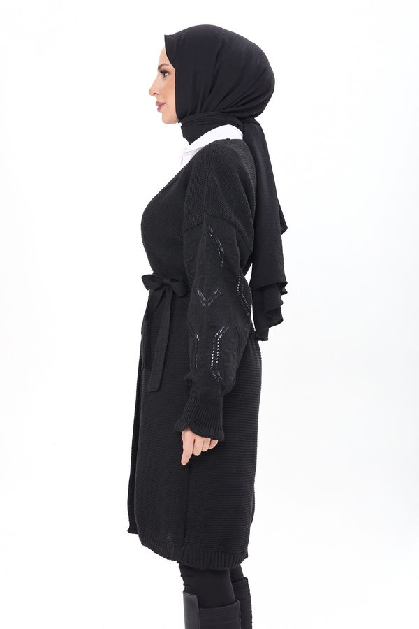 Triko Hırka Siyah - 23920