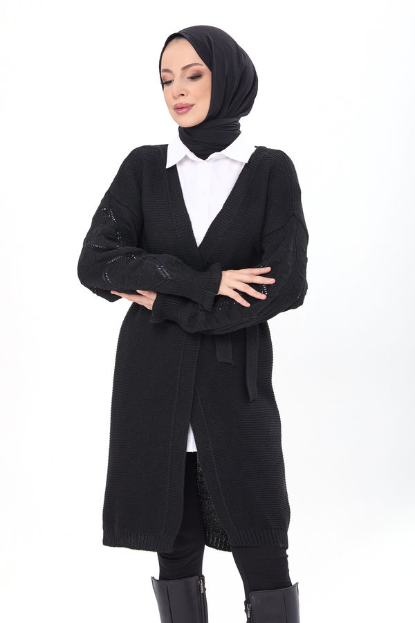 Triko Hırka Siyah - 23920
