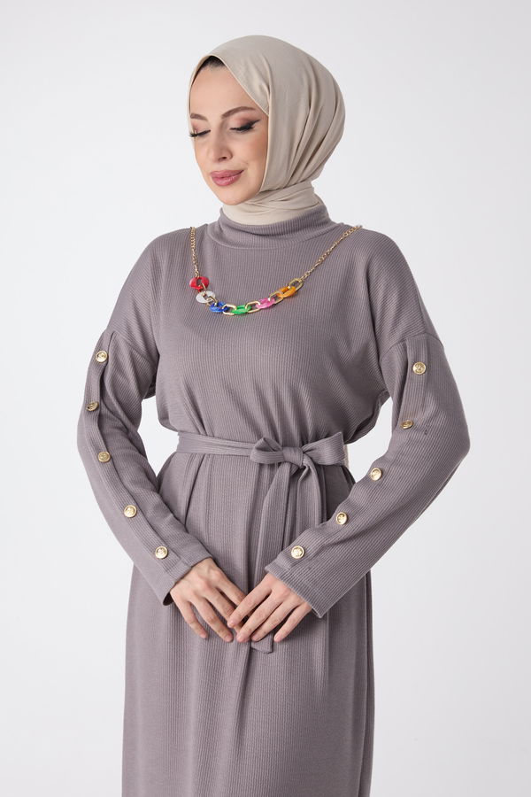 Elbise Gri - 23997 GRİ