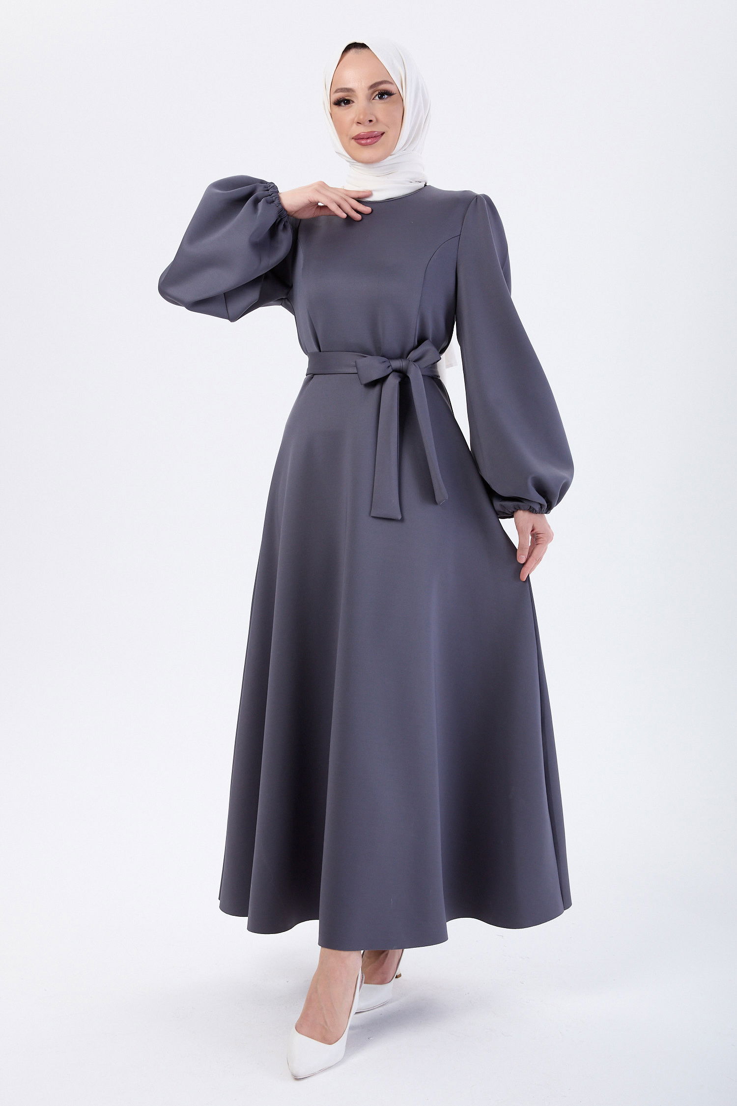 Elbise Antrasit - 24067 ANTRASİT
