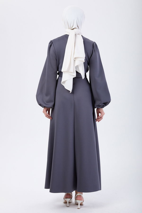 Elbise Antrasit - 24067 ANTRASİT