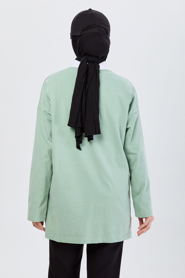 T-Shirt Yeşil - 24190 YEŞİL